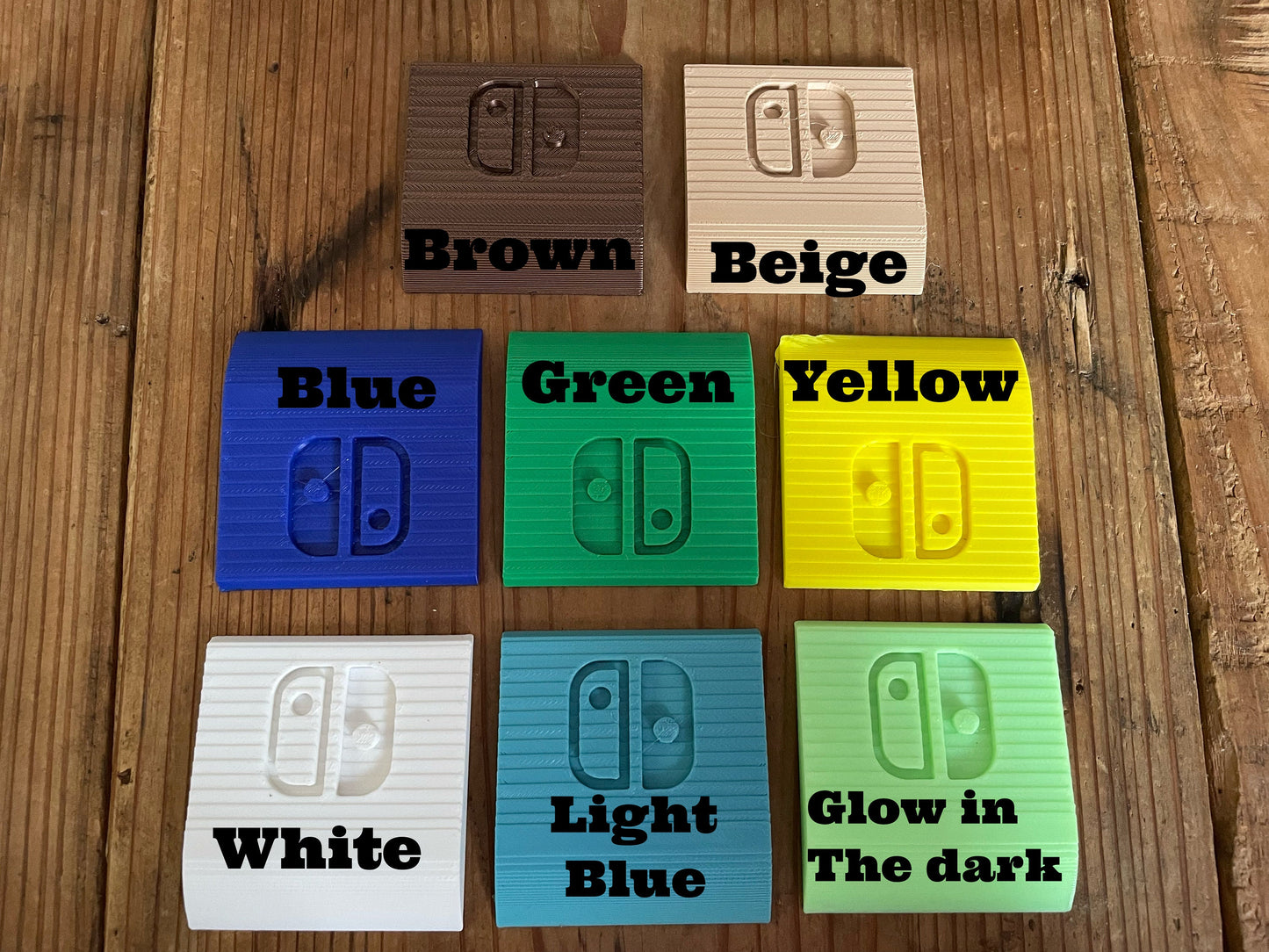 Set of 2 Switch Controller Stands | Video Game Controller Holder | Nintendo Switch | Custom Color Stand