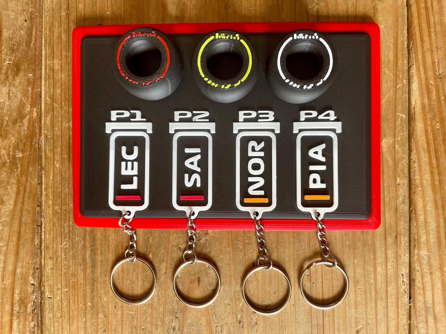 Formula 1 Keychain + Key Holder