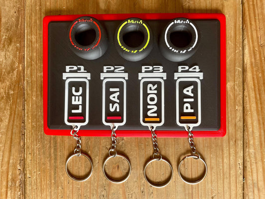 Formula 1 Keychain + Key Holder
