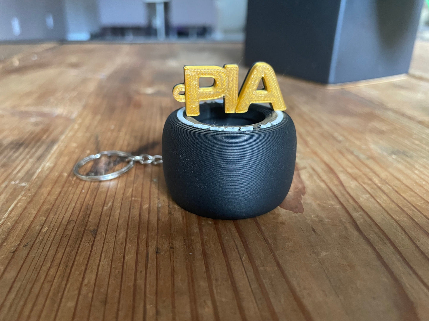 F1 Driver Name Keychain - Formula 1