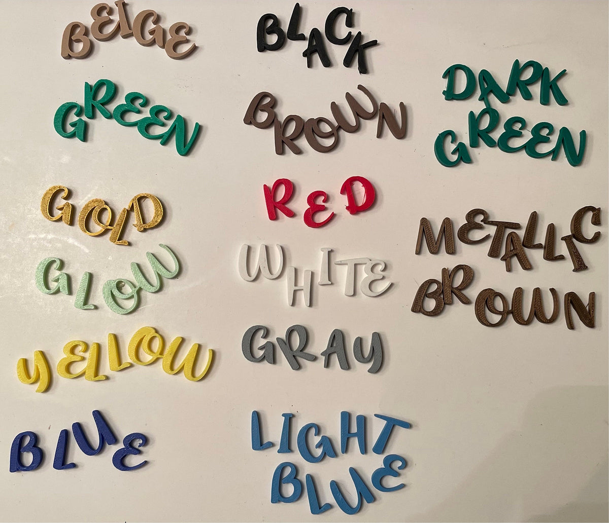 Personalized Kid's Name Sign | 3D Printed Room Decor