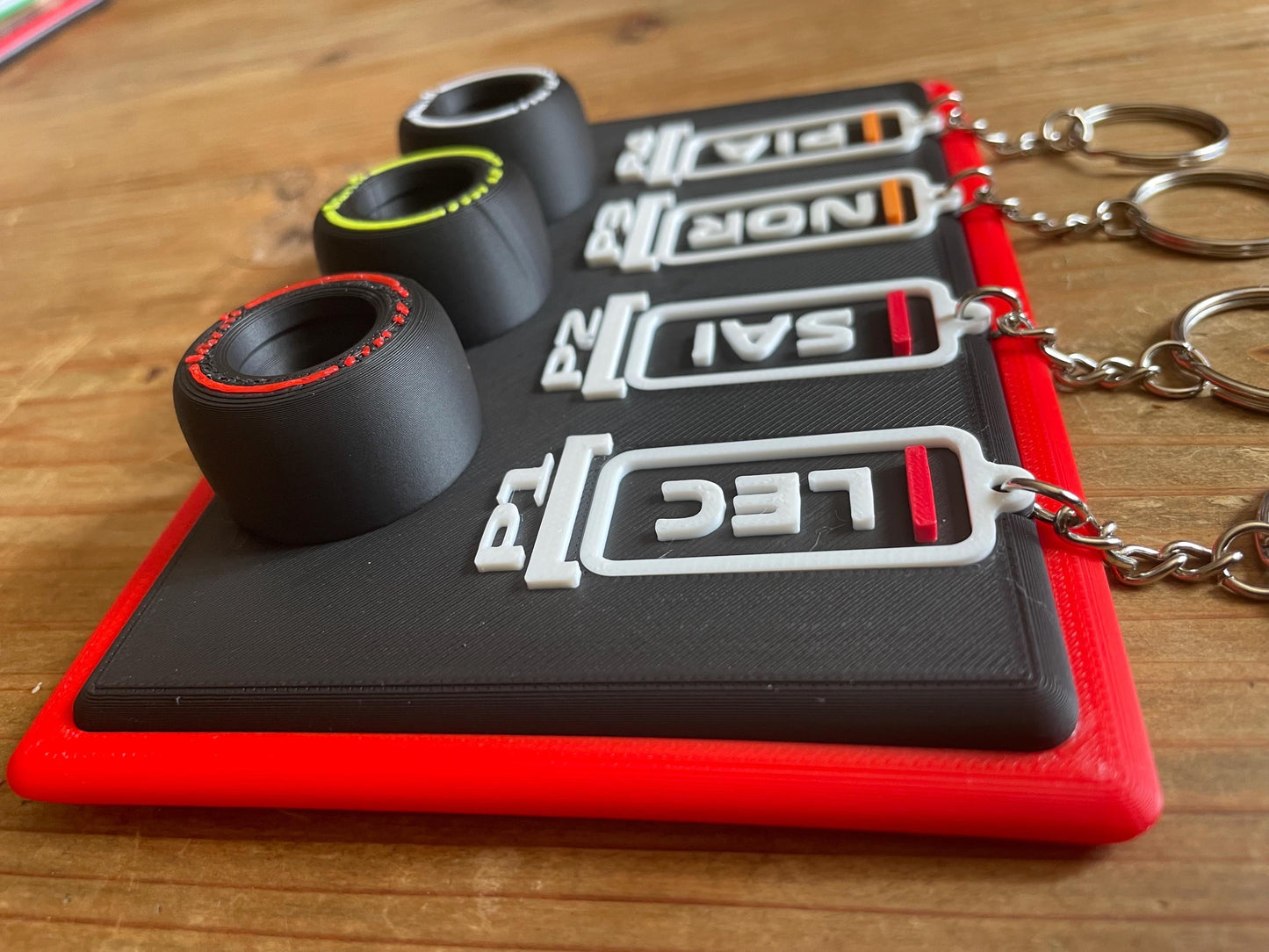 Formula 1 Keychain + Key Holder