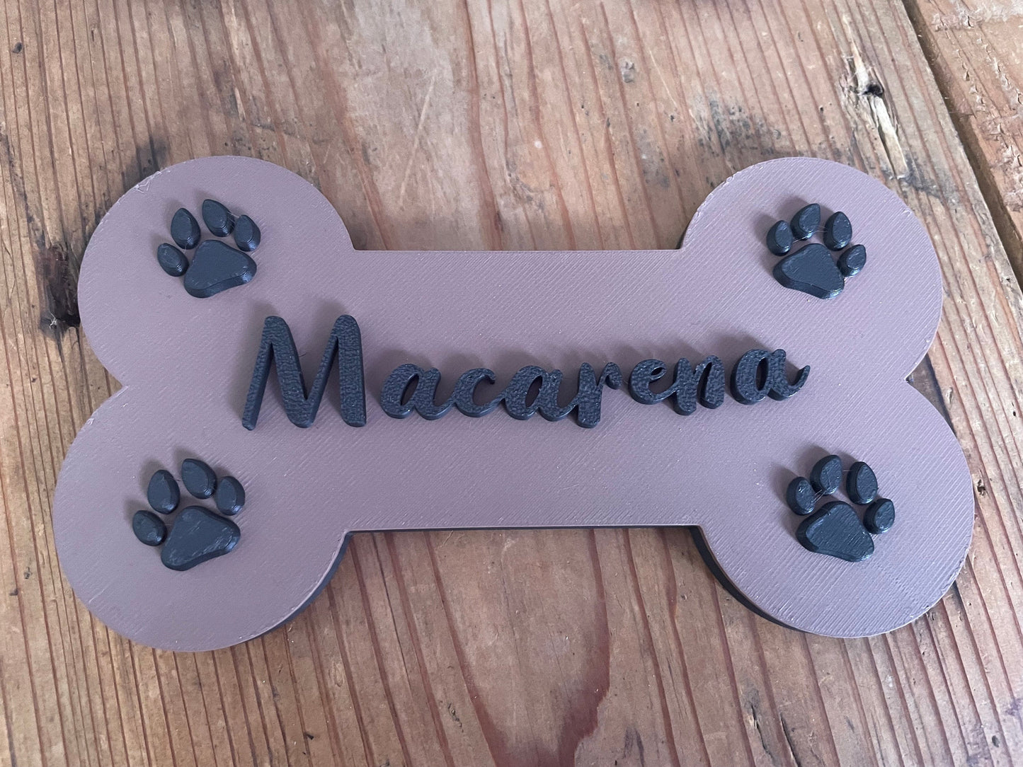 Dog Bone Name Sign