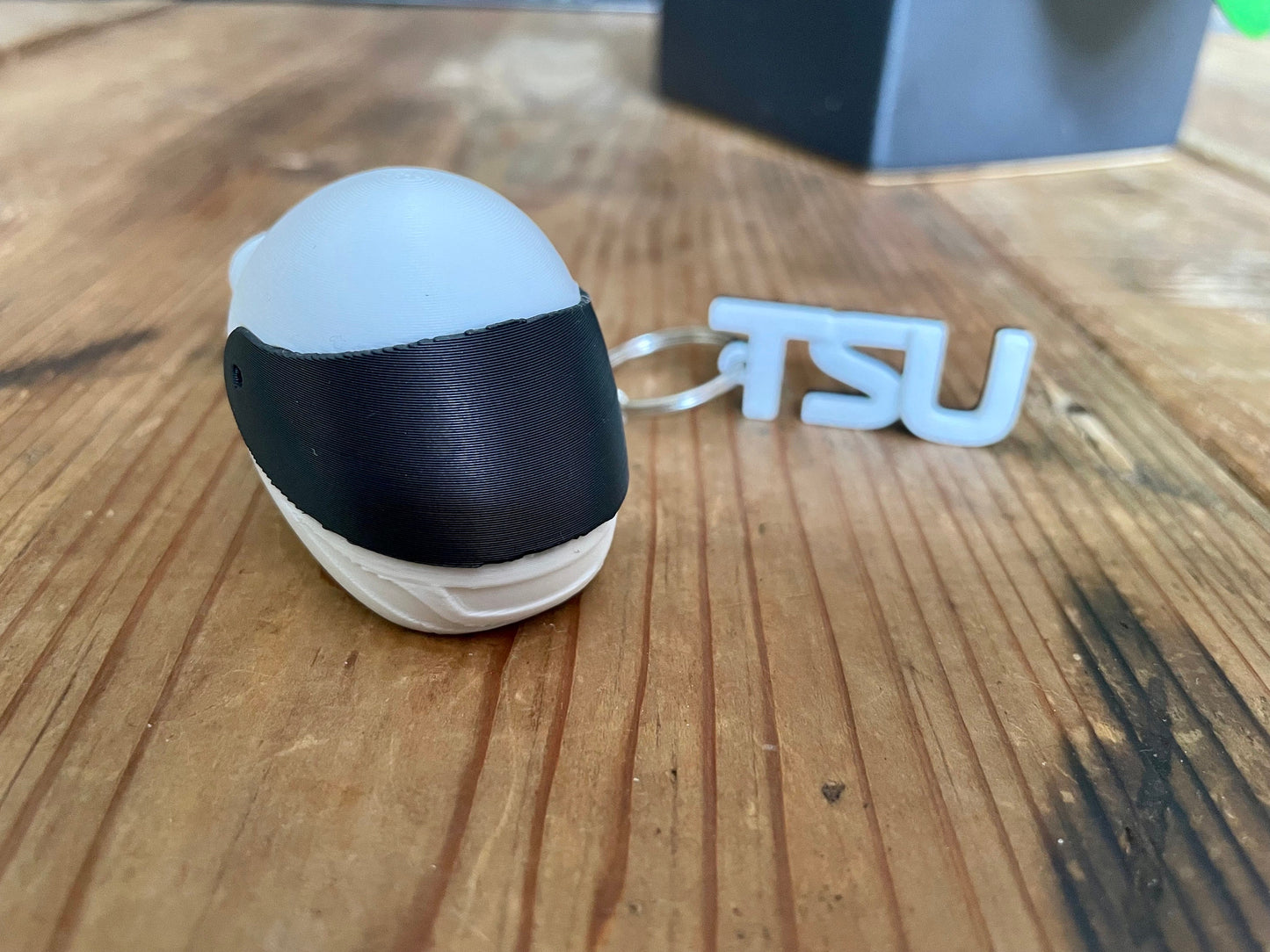 F1 Driver + Helmet Keychain
