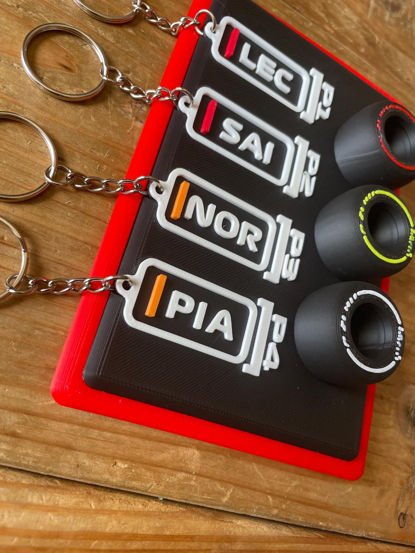 Formula 1 Keychain + Key Holder