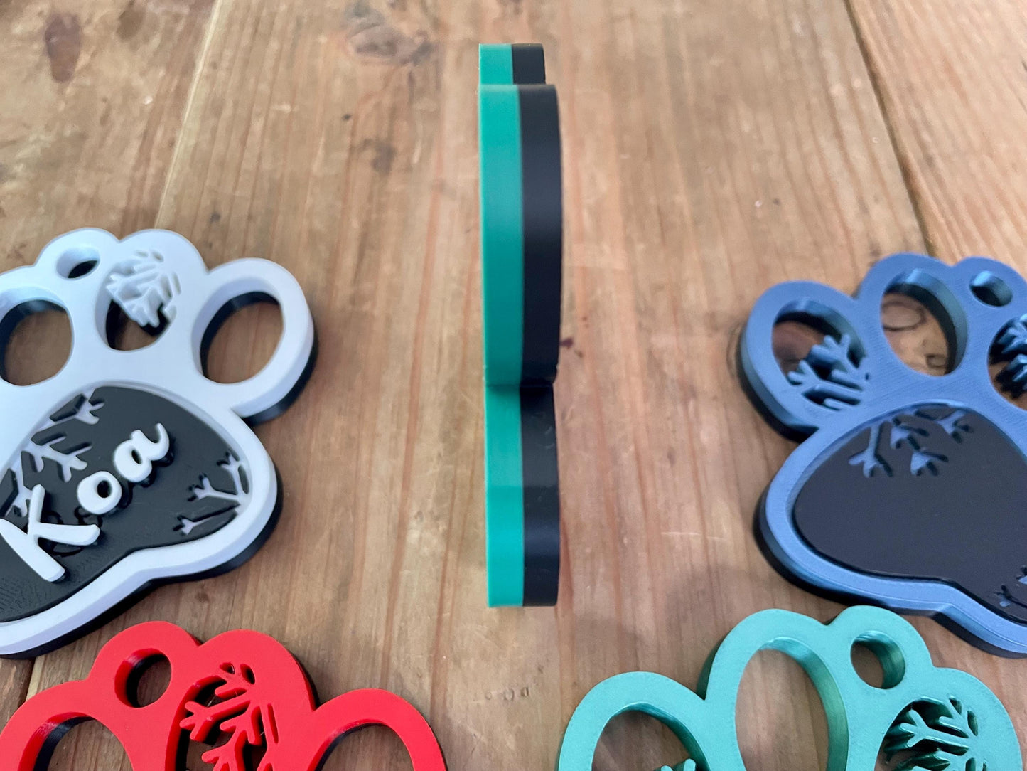 Personalized Dog Paw Ornament