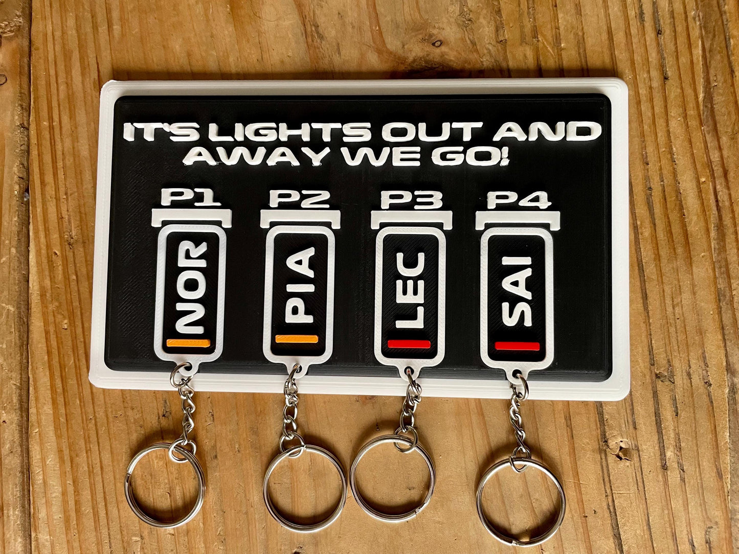 F1 Keychain - Driver Tags F1 - Formula One