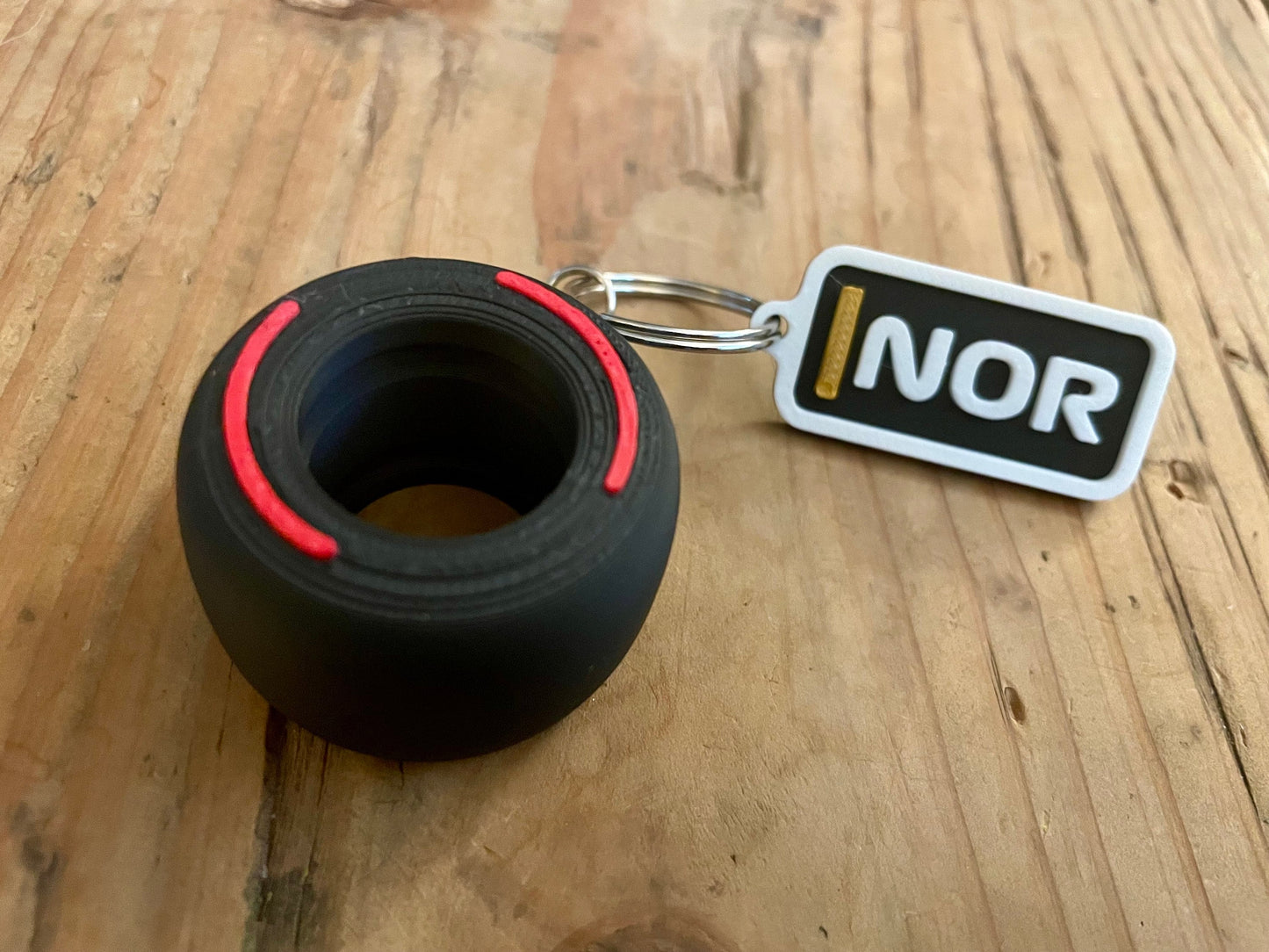 Formula 1 Tire Keychain | Tire Inspired Keychain | F1 Gift | F1 Accessories |