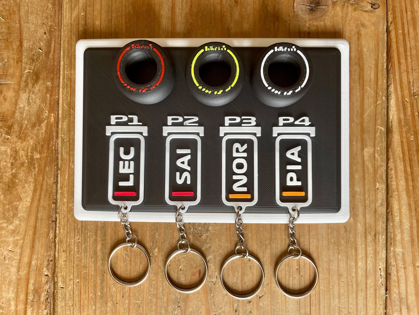Formula 1 Keychain + Key Holder