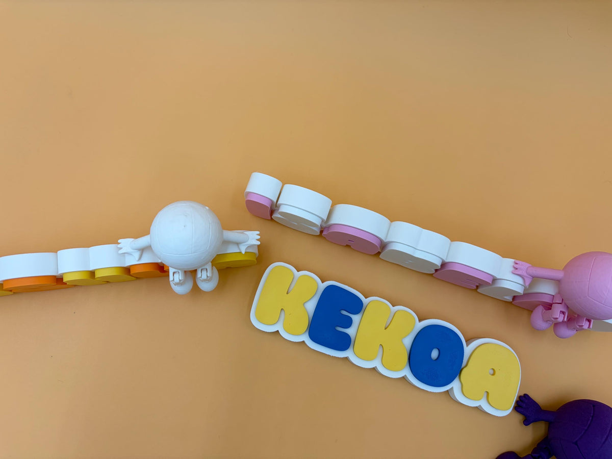 Personalized Sign | Articulated Volleyball Buddy | Desk Sign Toy | Volleyball Gift | | VBall Player Coach Gift | Team Gift | Sports | Custom