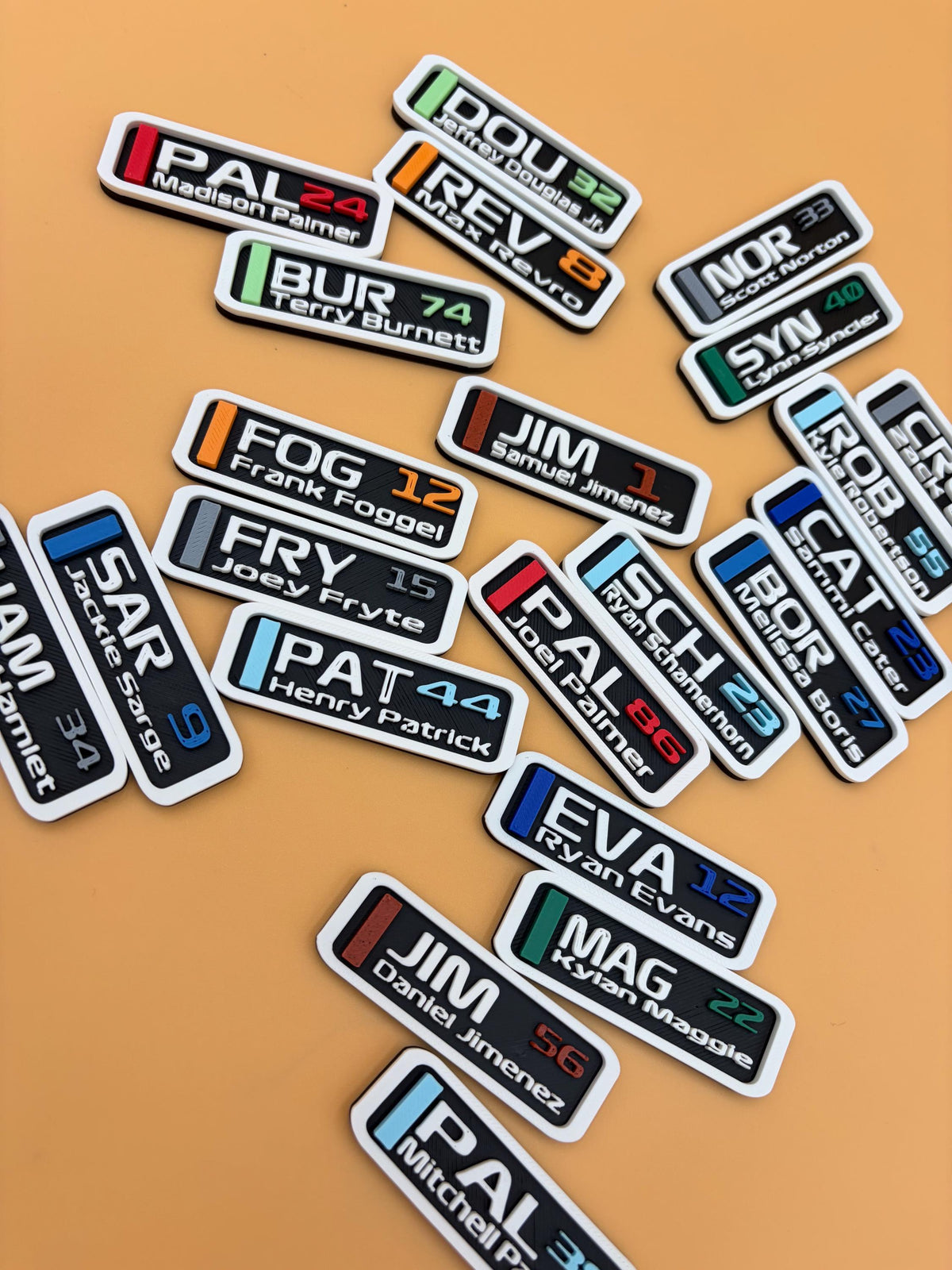 Motorsport Driver Grid Fridge Magnet | Gifts | Racing | Personalized Racing Accessory | Custom Race Gift | Sport Decor | Gamer