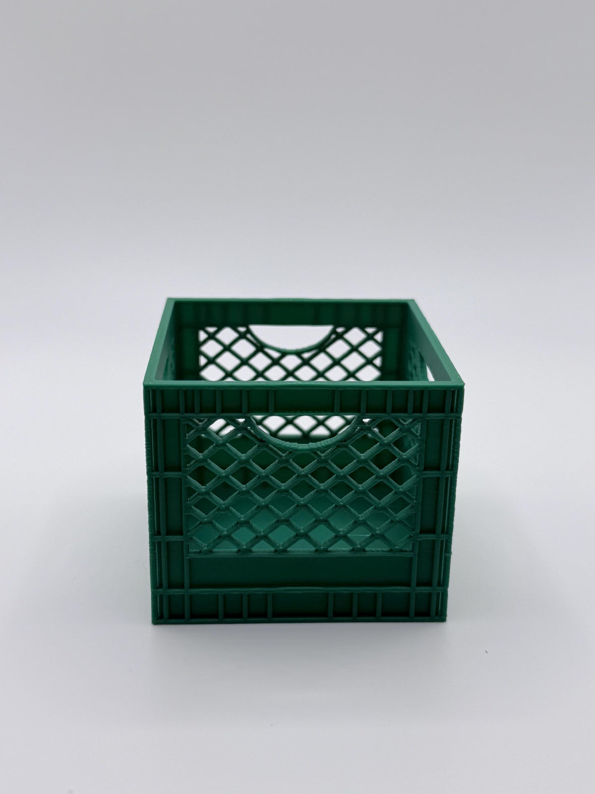 Mini Milk Crate Organizer | 3D Printed Stackable Storage Bin, Desk Organizer, Cute Plastic Crate, Teacher Gift, Dorm Decor