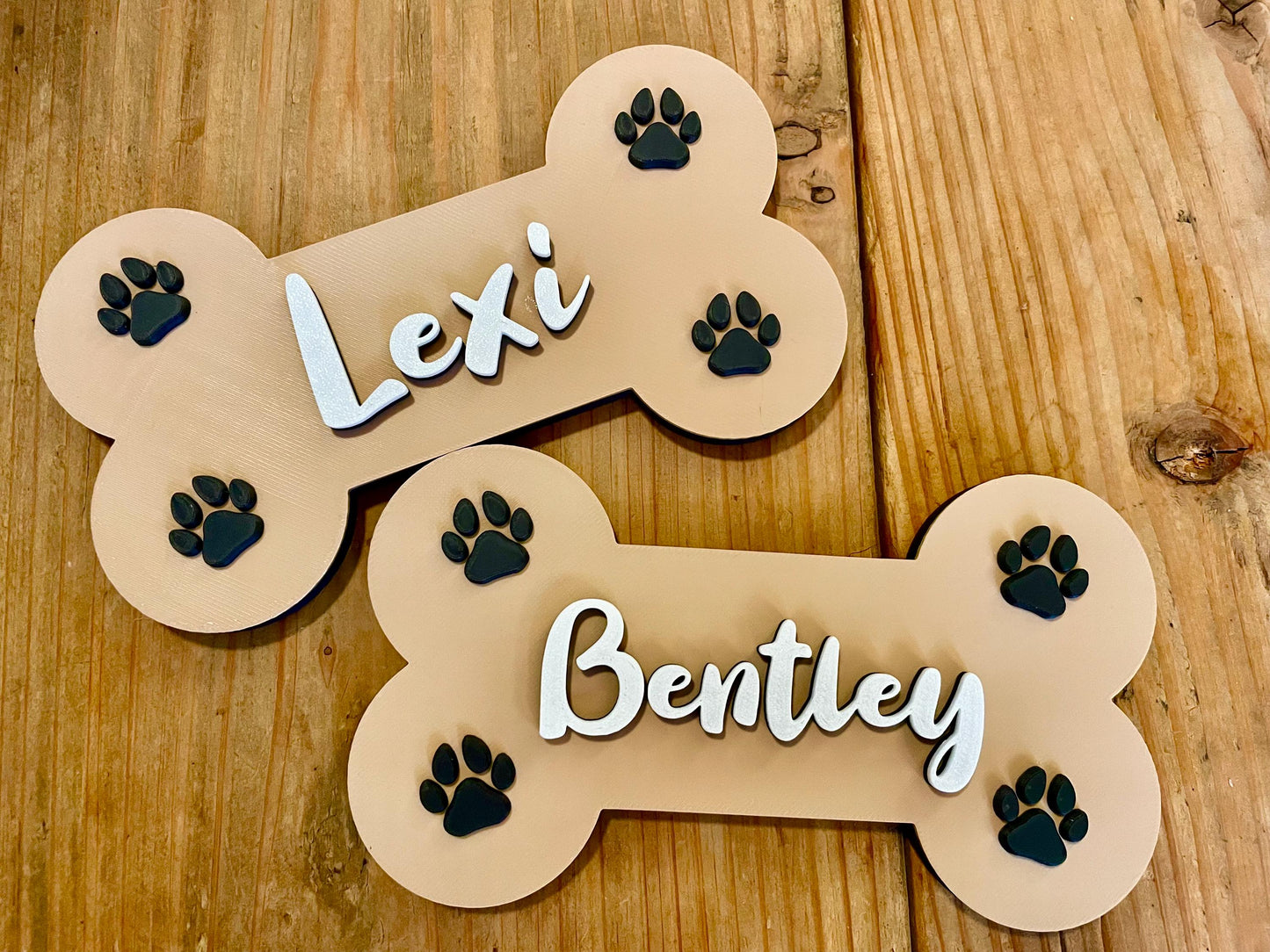 Dog Bone Name Sign