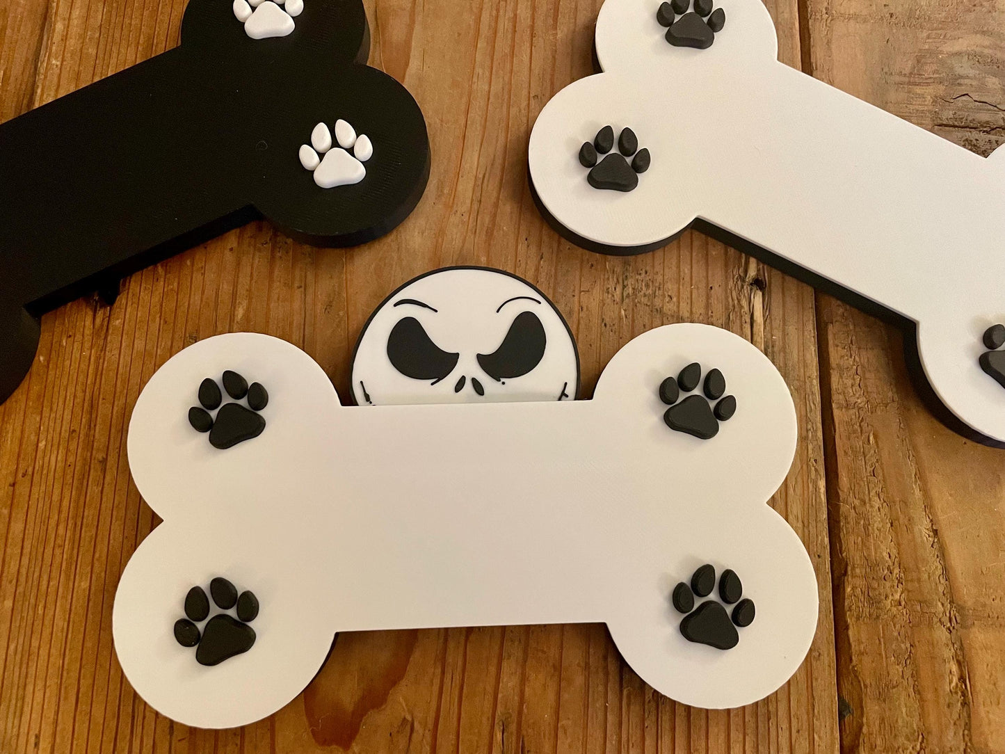 Personalized Jack Skellington Inspired Dog Bone | Nightmare Before Christmas |
