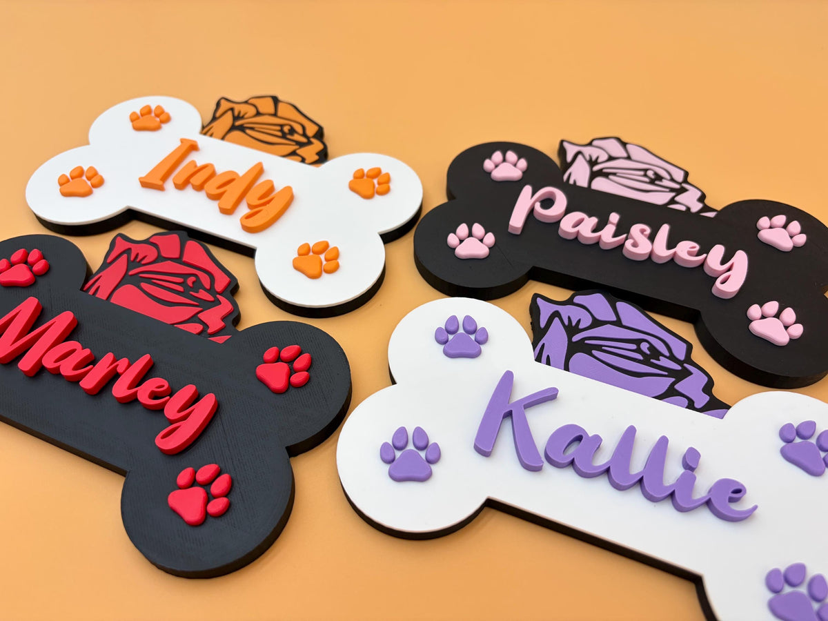 Personalized Dog Name Sign | Custom Pet Name Wall Decor | Dog Room Sign | Puppy Name Plaque | Dog Lover Gift | Custom Dog Decor