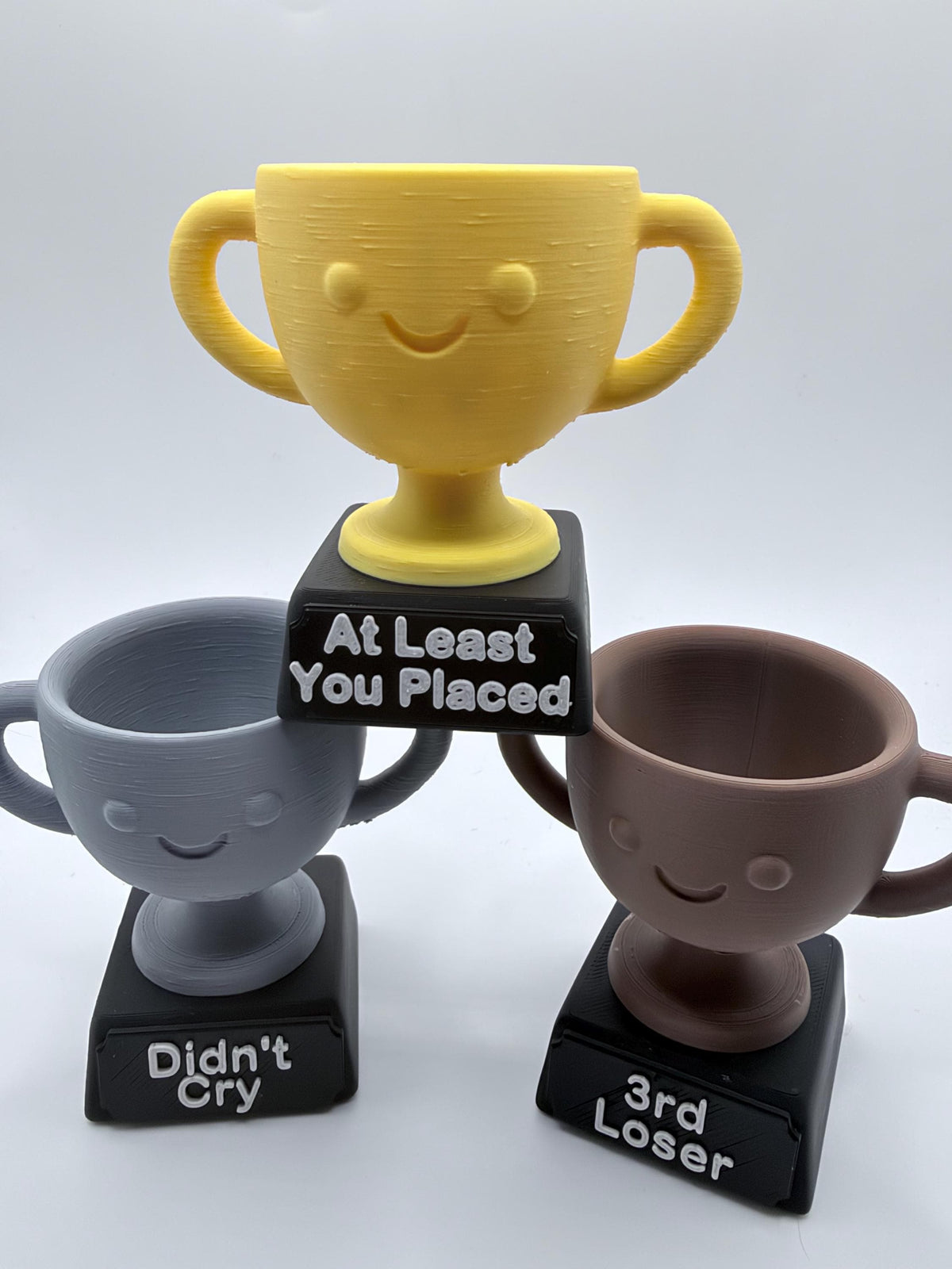 Funny Custom Trophy Award โ 3D Printed Personalized Mini Trophy Cup, Gag Gift, Funny Desk Decor, Coworker Gift