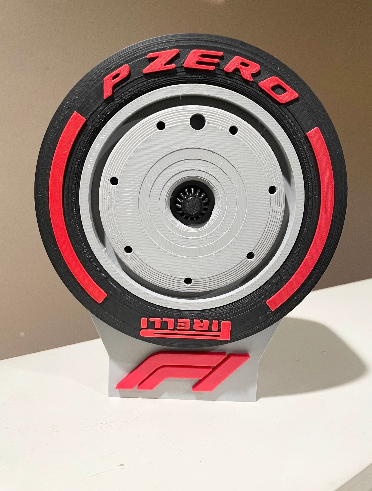 Set of 5 Custom 3D Printed Pirelli F1 Tire Display Models - Collectable Full Set