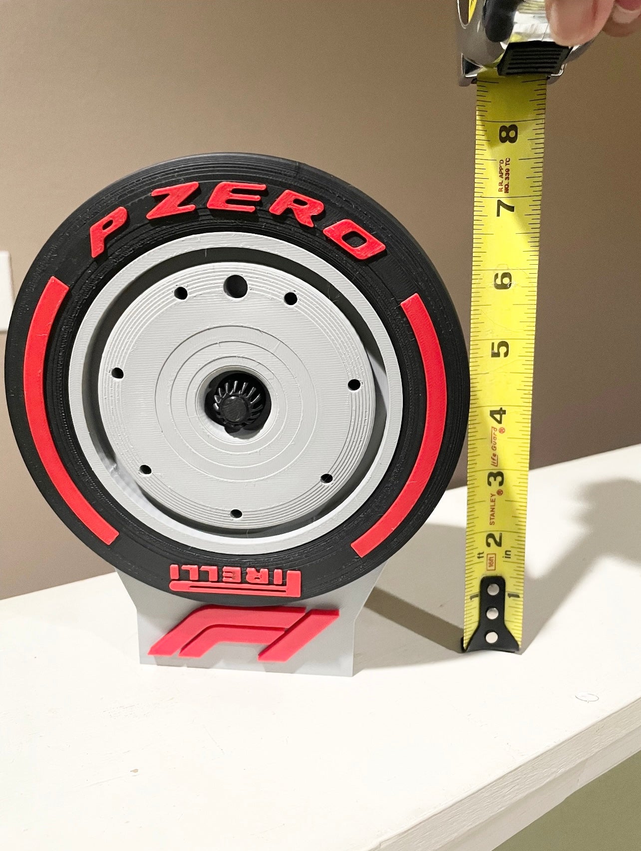 Set of 5 Custom 3D Printed Pirelli F1 Tire Display Models - Collectable Full Set