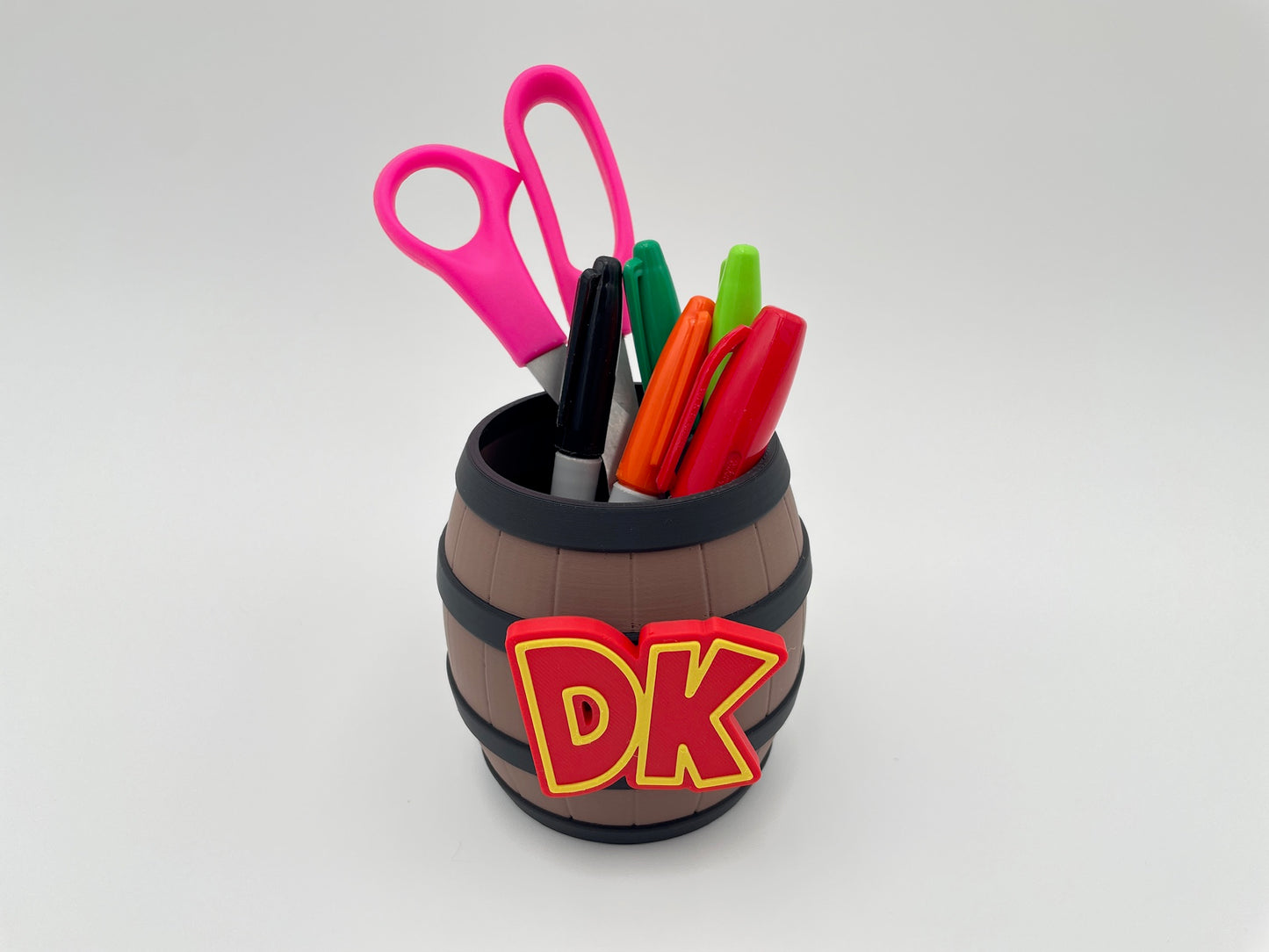 Donkey Kong Barrel Pen Holder – DK Desk Organizer