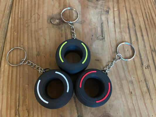 Formula 1 Tire Keychain (Small)