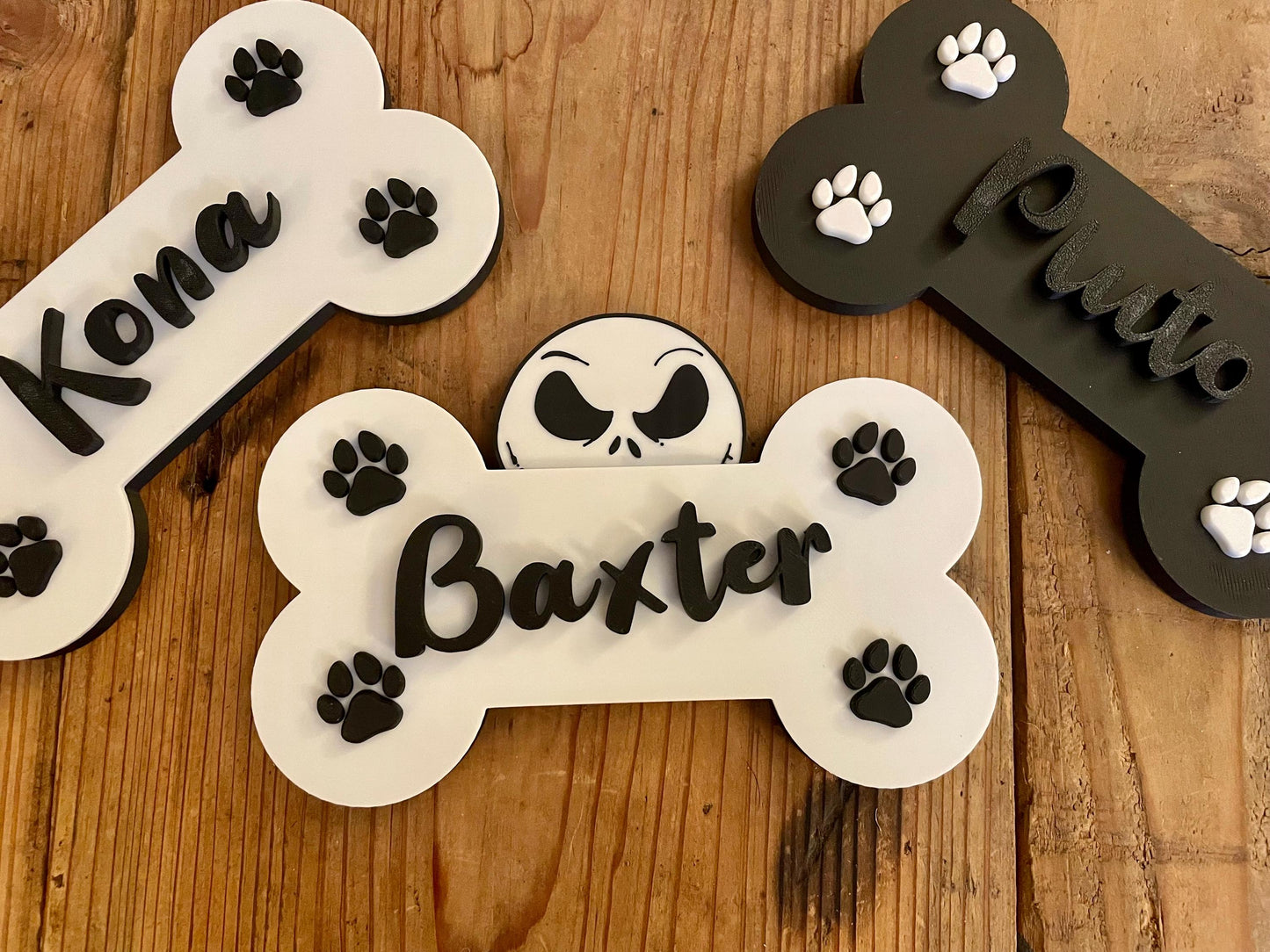Personalized Jack Skellington Inspired Dog Bone | Nightmare Before Christmas |