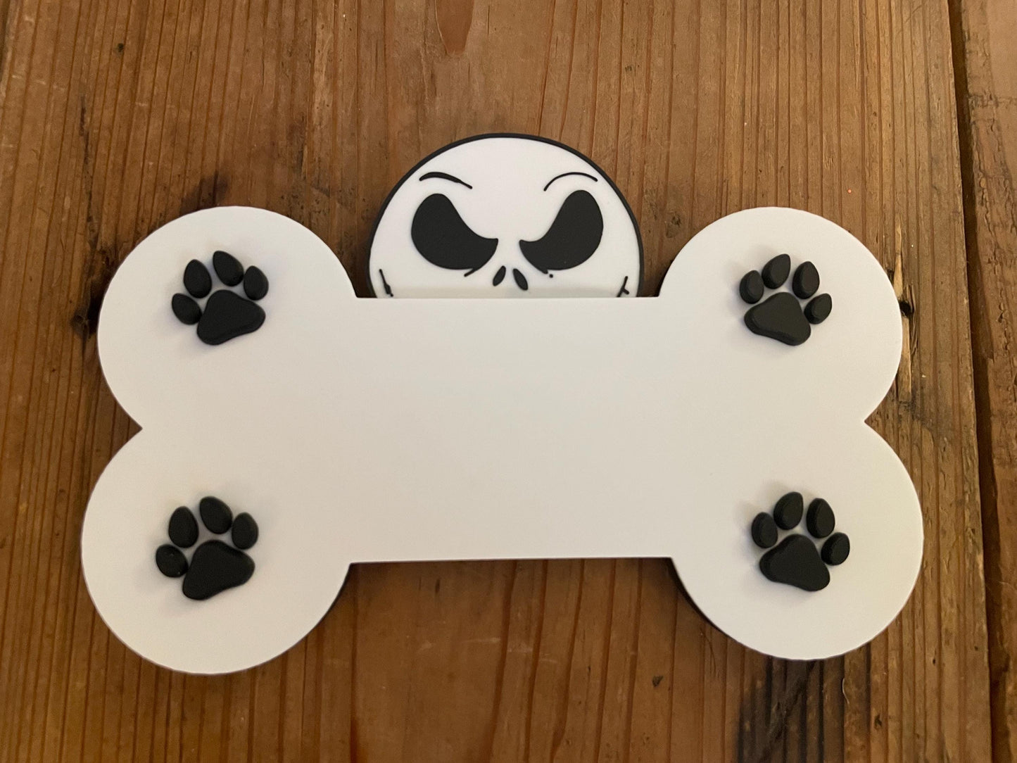 Personalized Jack Skellington Inspired Dog Bone | Nightmare Before Christmas |