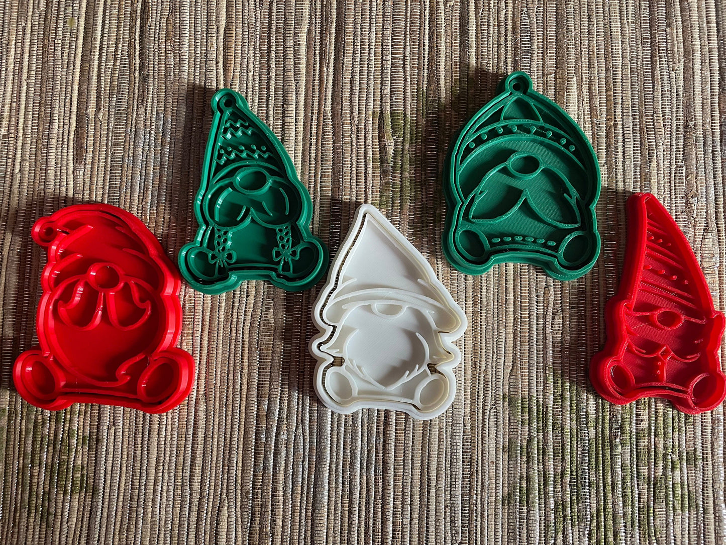 Festive Gnome Cookie Cutter Set of 5
