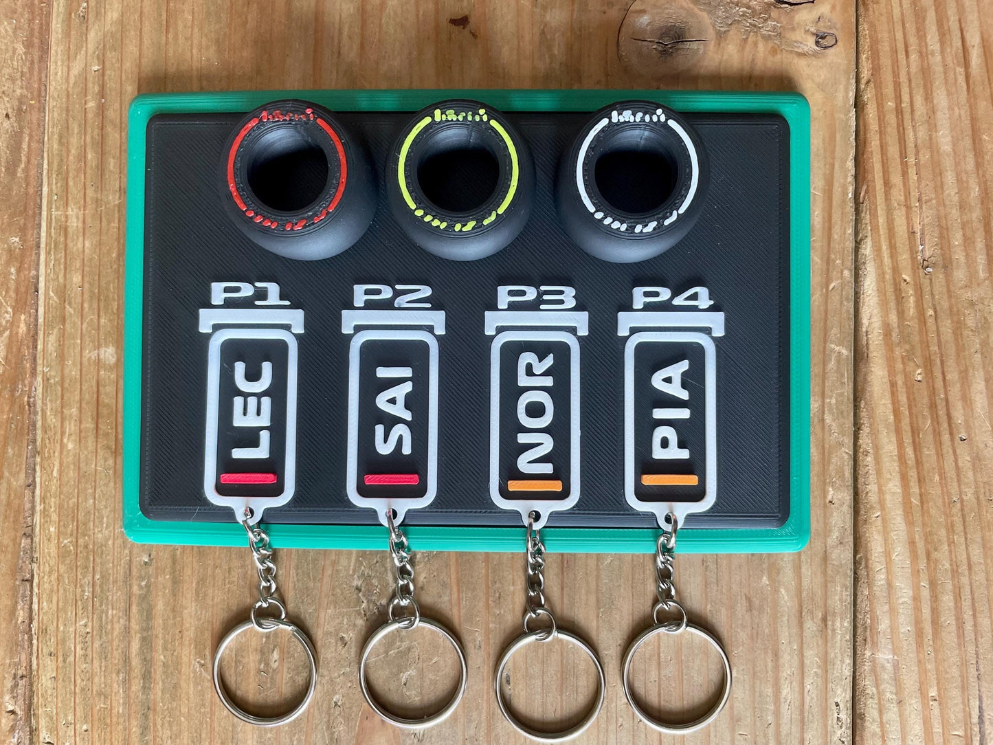 Formula 1 Keychain + Key Holder