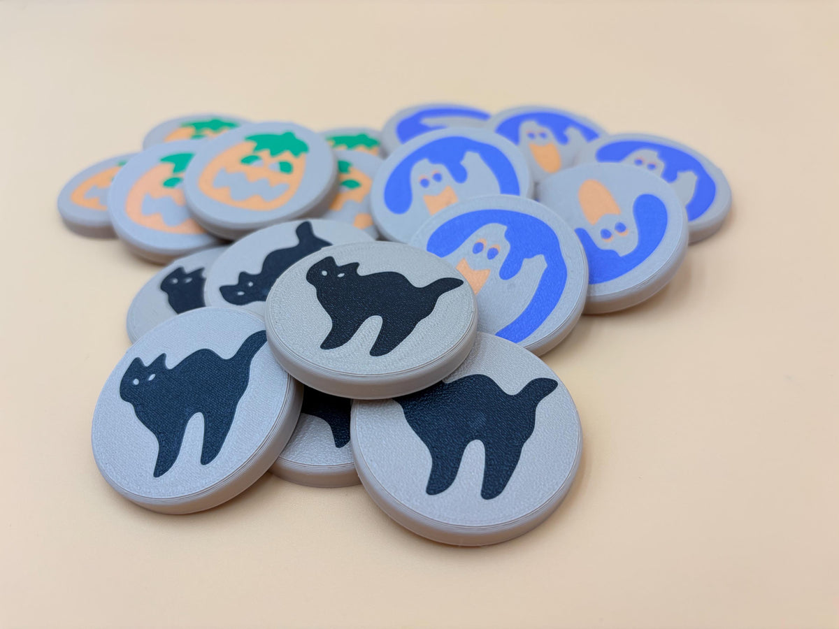 Cookie Magnets Halloween Decor | Sugar Cookie | 90's Decoration | Trick or Treat | Ghost | Pumpkin | Black Cat | Party Favor | Fridge Magnet