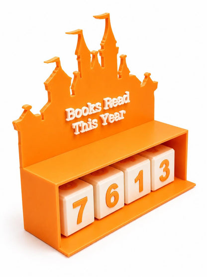 Fantasy Castle Books Read Tracker | BookTok Shelf Decor