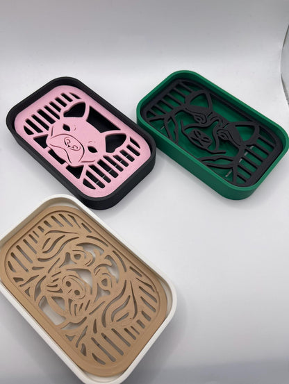 3D Printed Dog Soap Dish | Minimalist Bathroom Decor
