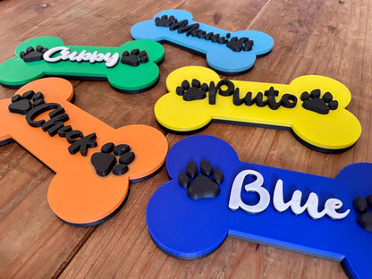 Custom Dog Bone Name Sign | Personalized Puppy Wall Decor