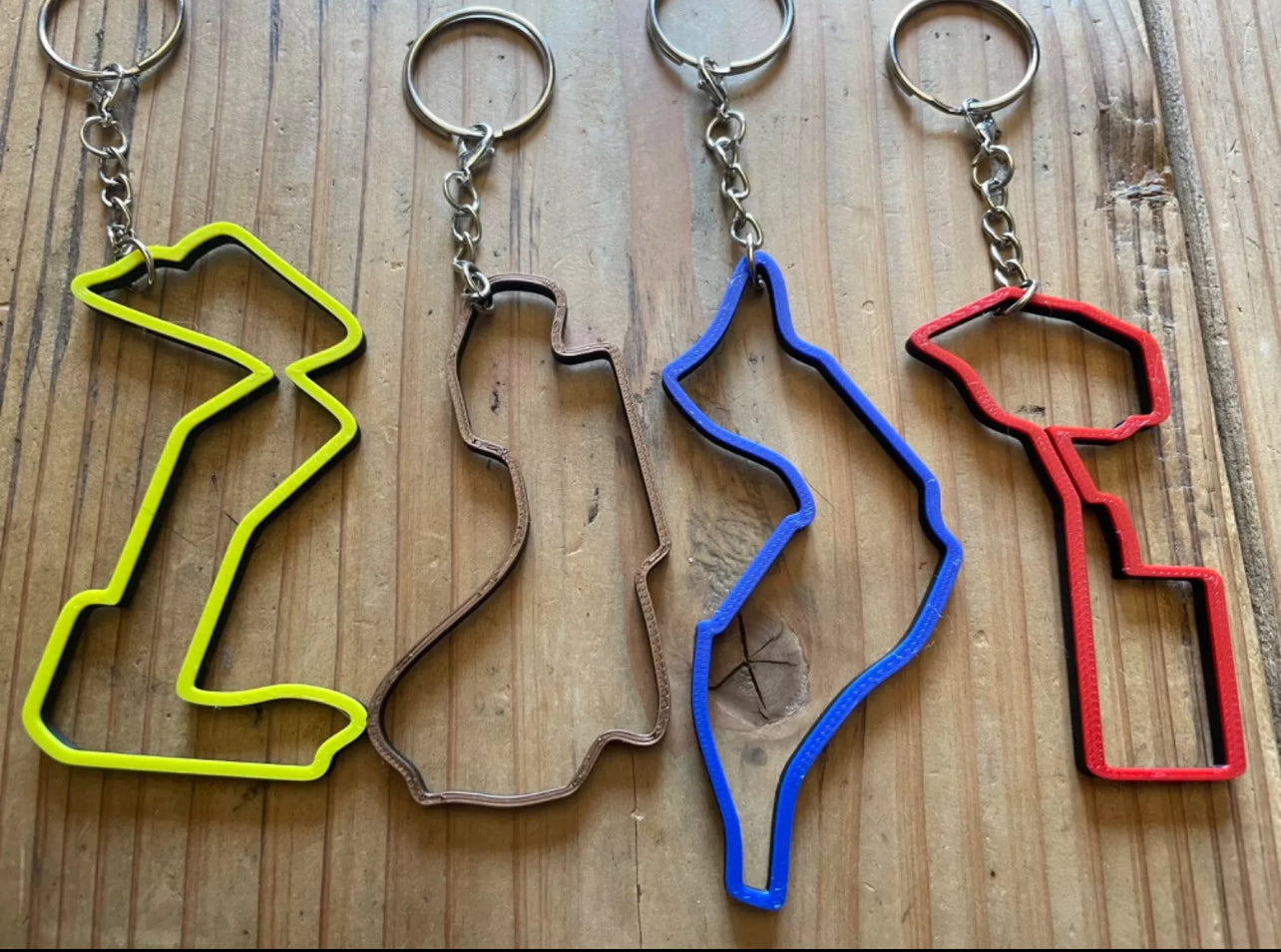 Formula 1 Track Keychain