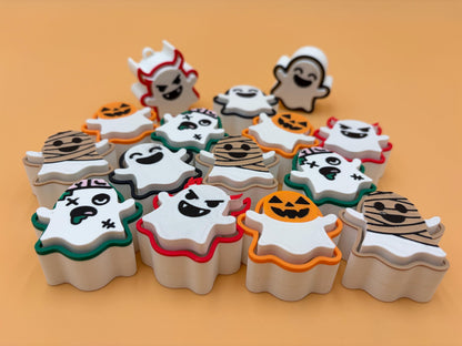 Halloween Ghost Fidget Clicker | Custom Colors | Cute Ghost Keychain | Gifts for School | Party Favors | Halloween Party | Trick or Treat