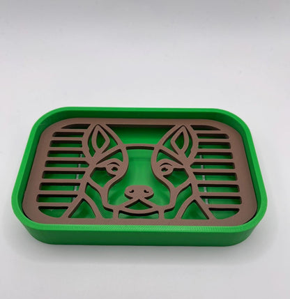 3D Printed Dog Soap Dish | Minimalist Bathroom Decor