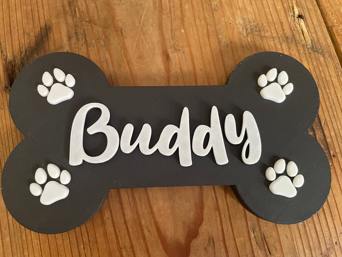 Personalized Dog Name Sign | Custom Pet Name Wall Decor | Dog Room Sign | Puppy Name Plaque | Dog Lover Gift | Custom Dog Decor