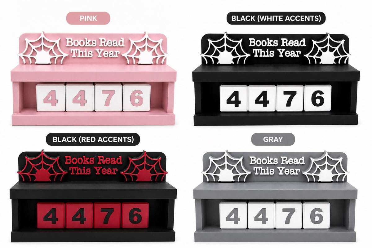 Spider-Theme Books Read Tracker, Comic Style Reading Goal