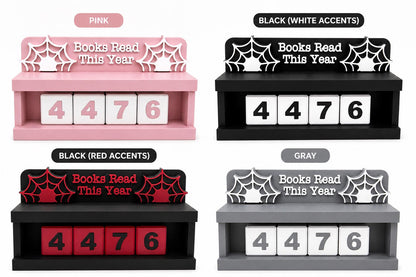 Spider-Theme Books Read Tracker, Comic Style Reading Goal
