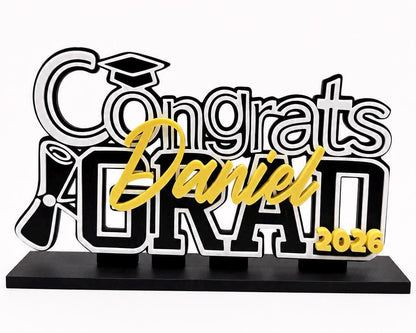 Personalized Graduation Sign 2026 | Grad Party Table Decor