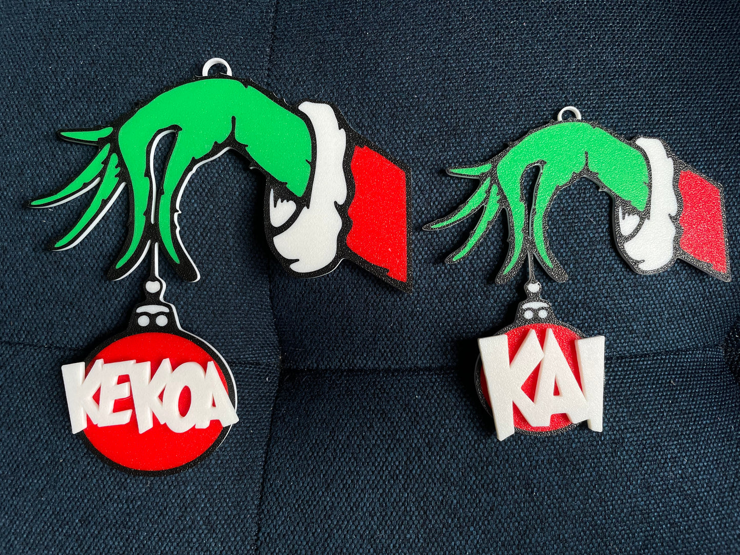 Grinch Inspired Ornament | Personalized Christmas Ornament