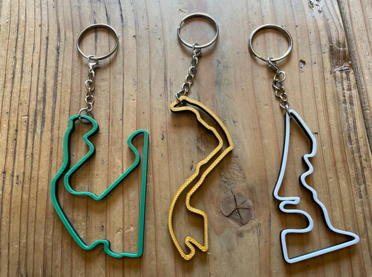 Formula 1 Track Keychain