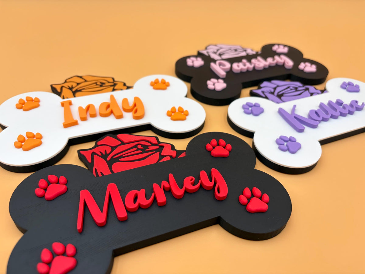 Personalized Dog Name Sign | Custom Pet Name Wall Decor | Dog Room Sign | Puppy Name Plaque | Dog Lover Gift | Custom Dog Decor