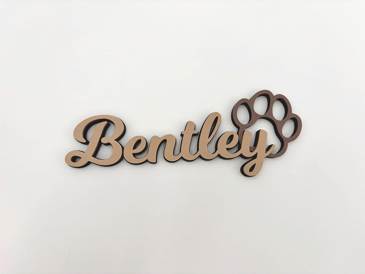 Personalized Dog Sign | Custom Name Sign | Food Sign | Dog Wall Decor | Personalized Sign | Pet Gifts | Gift | Mom | Pup |