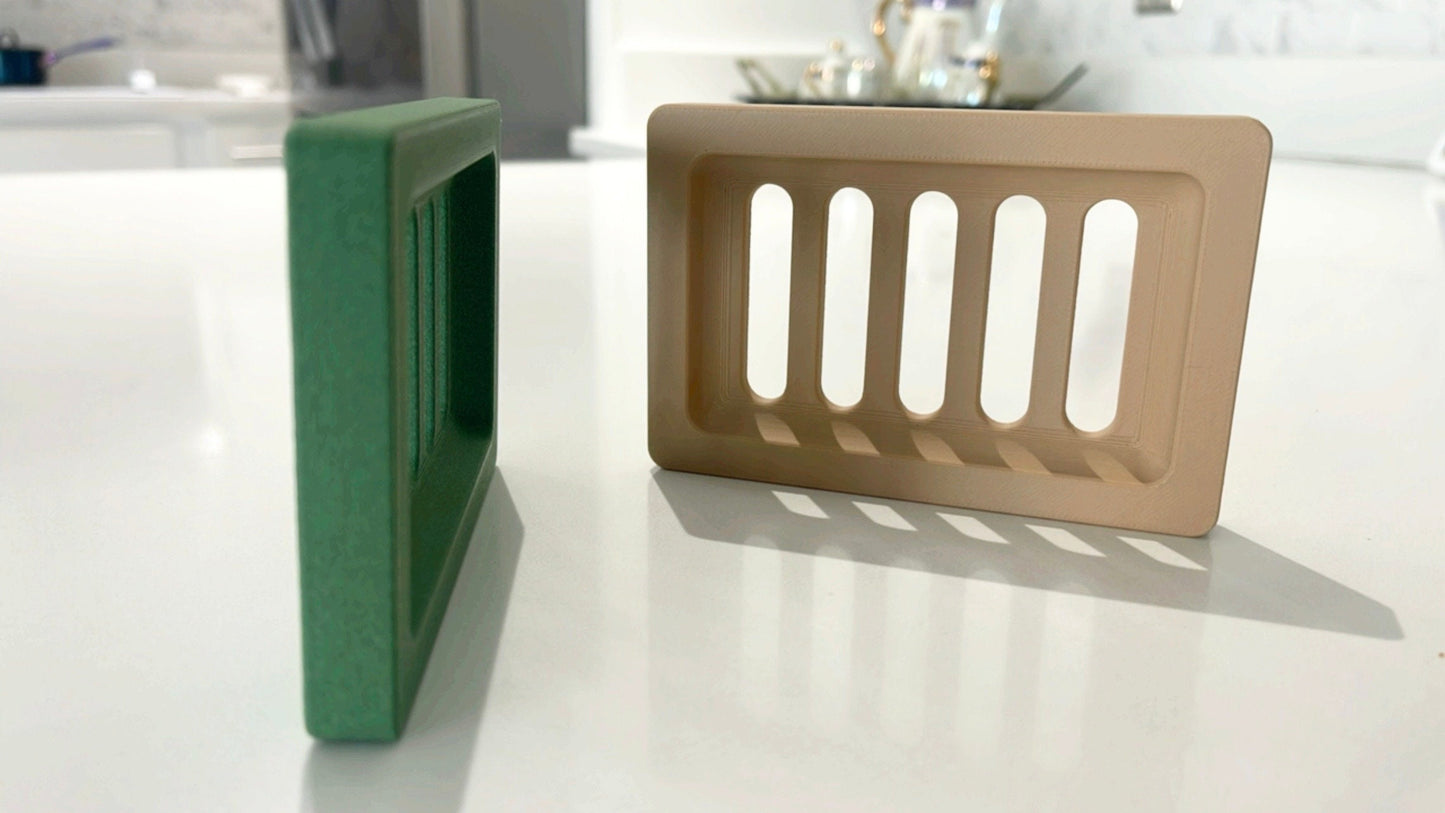 Soap Dish | Stylish Soap Holder |  Custom Colors | Home Decor | Shower + Kitchen Essentials