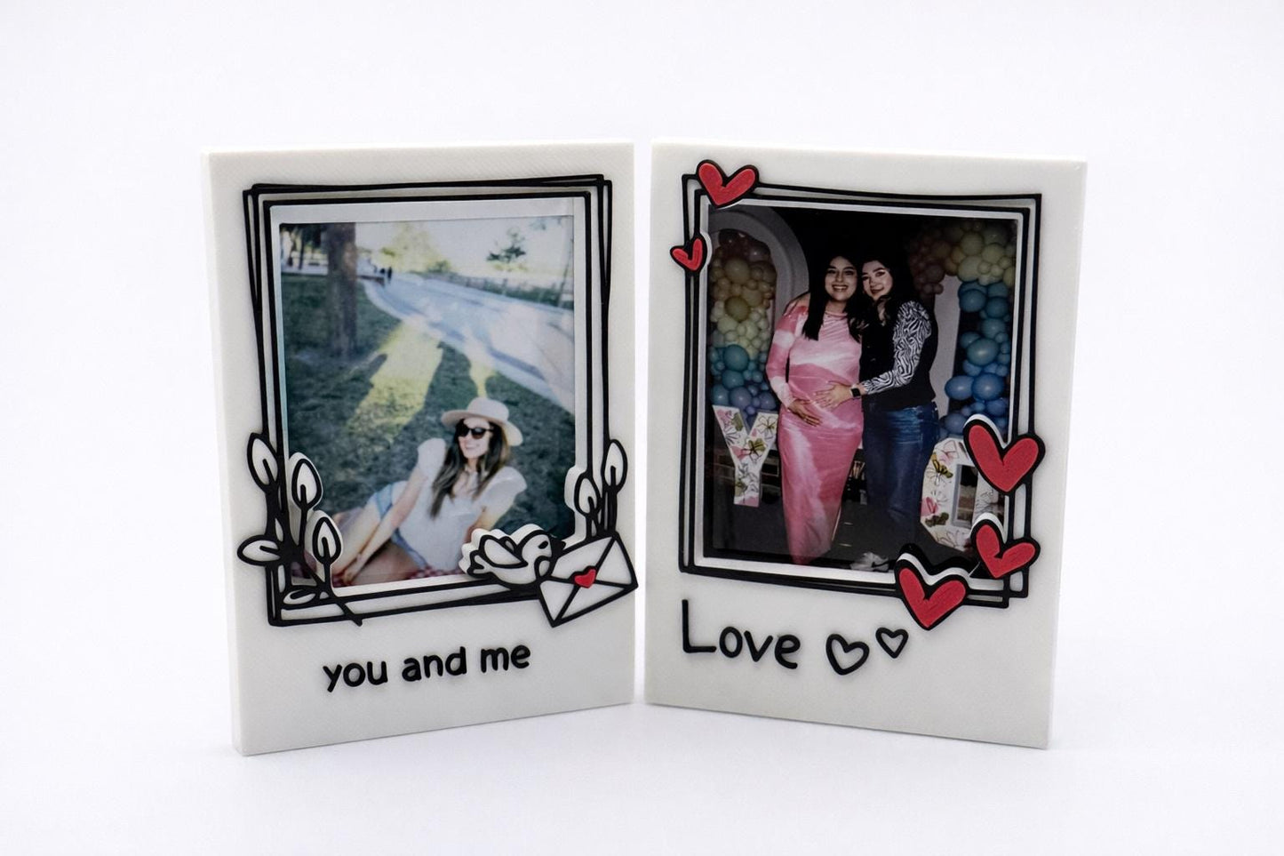 Custom Polaroid Photo Magnet, Personalized Keepsake Gift