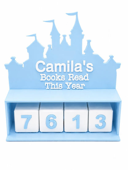 Fantasy Castle Books Read Tracker | BookTok Shelf Decor