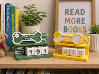 Dog Theme Books Read Tracker | Reading Goal Counter