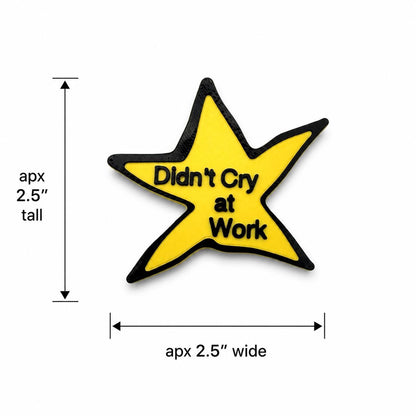 Funny Gold Star Magnet, Sarcastic Fridge Magnet, Funny Coworker Gift, Adulting Award, Office Humor, 3D Printed Magnet