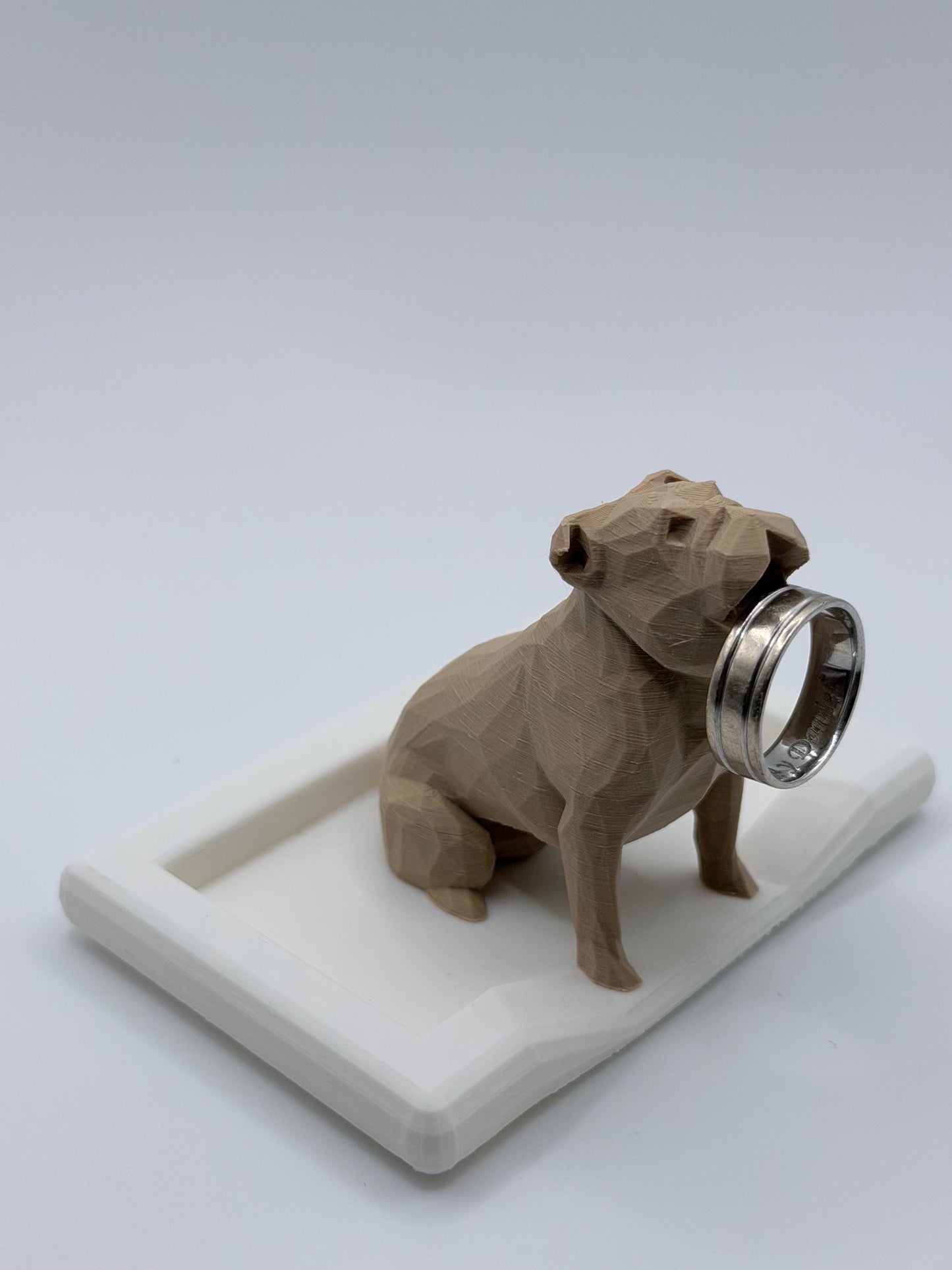 Personalized English Bulldog Ring Holder | Pet Lover Gift