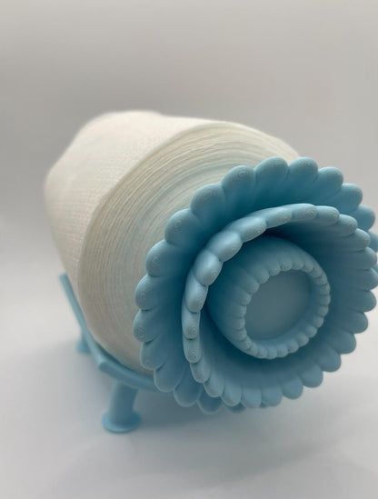 3D Printed Floral Toilet Paper Holder | Whimsical Bathroom Decor